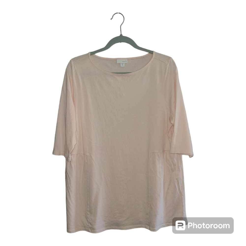 PureJill J.Jill soft cotton modal tunic shirt top Petite Large‎ women's